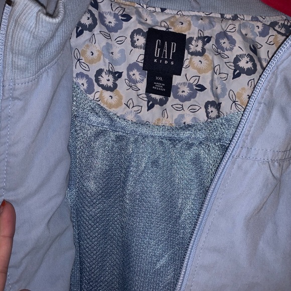 GAP Kids XXL Blue Bomber Jacket - Picture 3 of 8